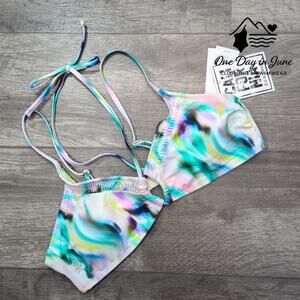 California Sunshine Keyhole Bikini Top Size XL